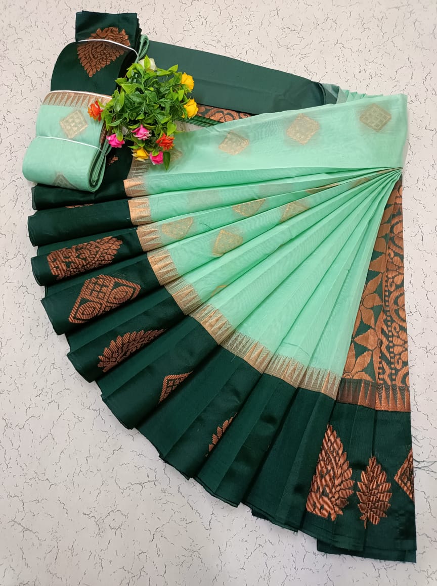 Korvai Silk Cotton Saree