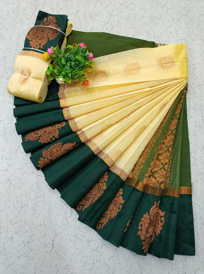 Korvai Silk Cotton Saree