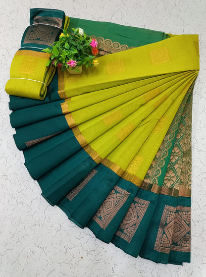 Korvai Silk Cotton Saree