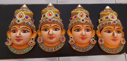 VaraMahalakshmi hand decorated face