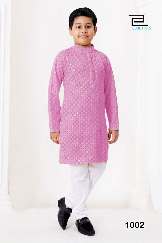 Boys Chikenkari  Kurta sets