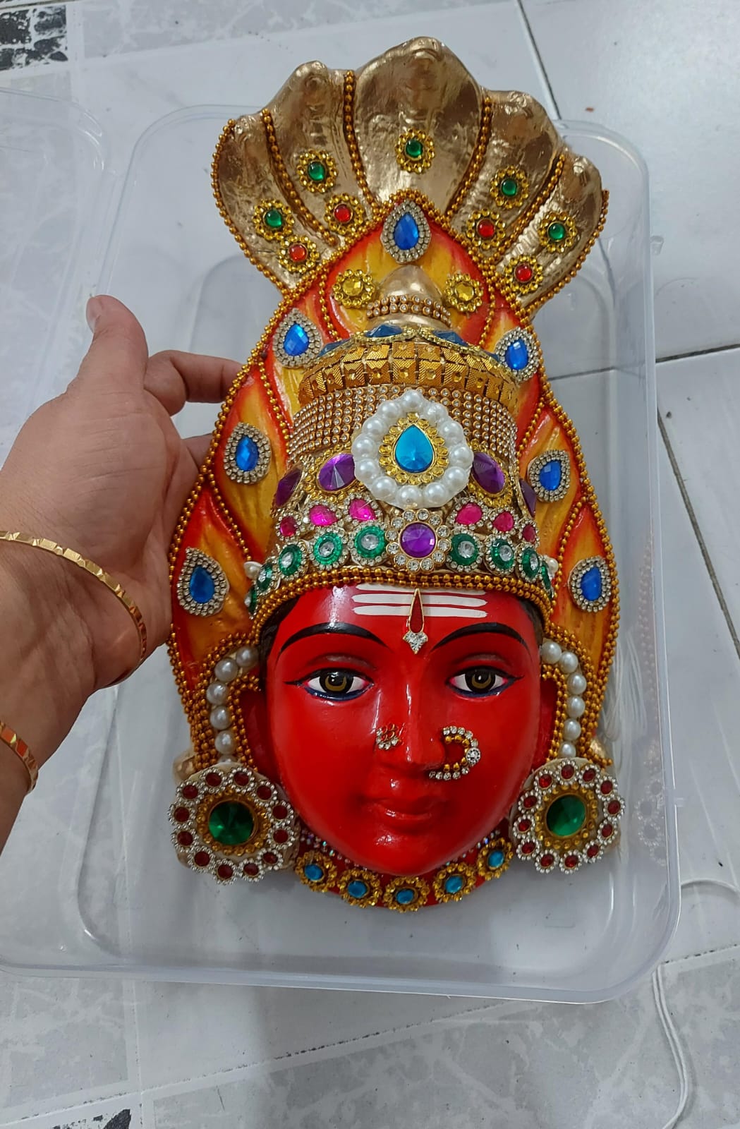 Muthumariamman/Karumariamman Face