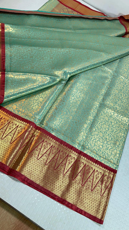 Banarasi Kanjivaram Zari Tanchui Saree