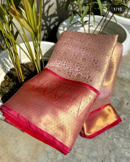 Banarasi Kanjivaram Zari Tanchui Saree