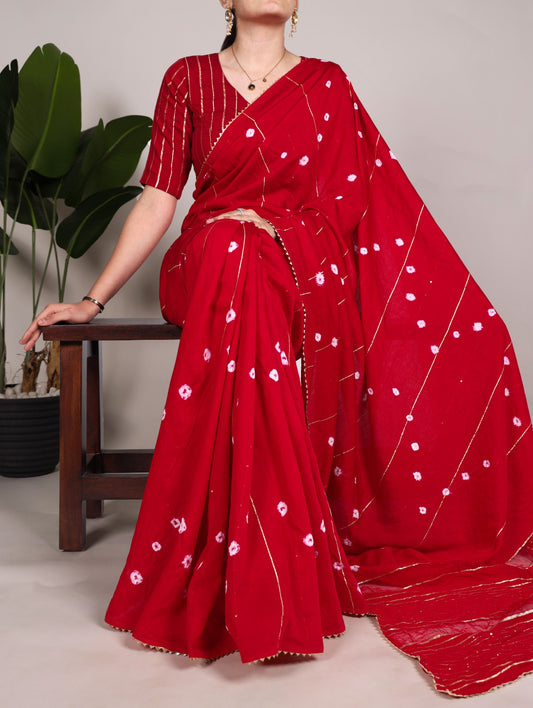 Christmas Special Chanderi Saree