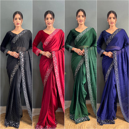 Readymade Saree Velvette