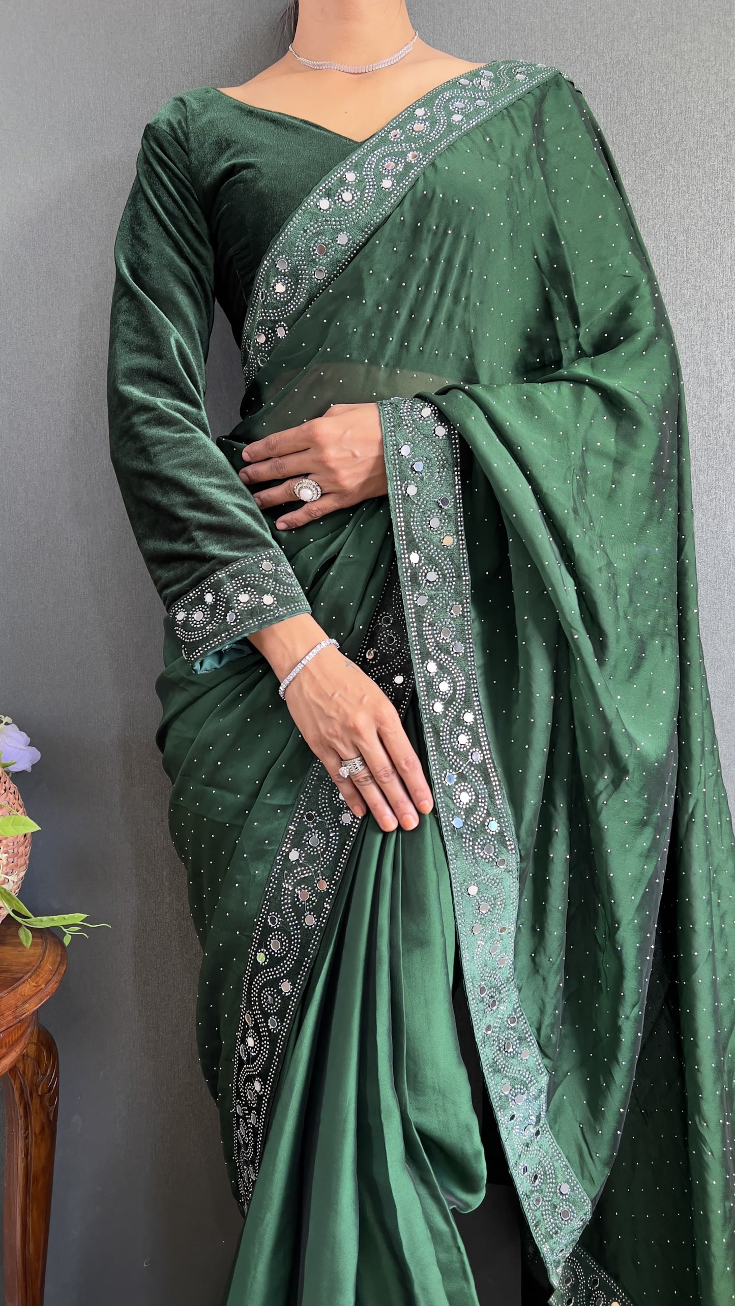 Readymade Saree Velvette