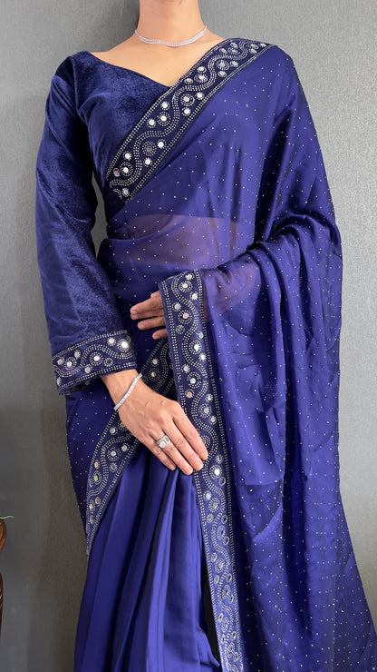 Readymade Saree Velvette