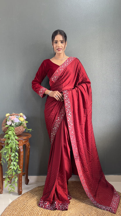 Readymade Saree Velvette