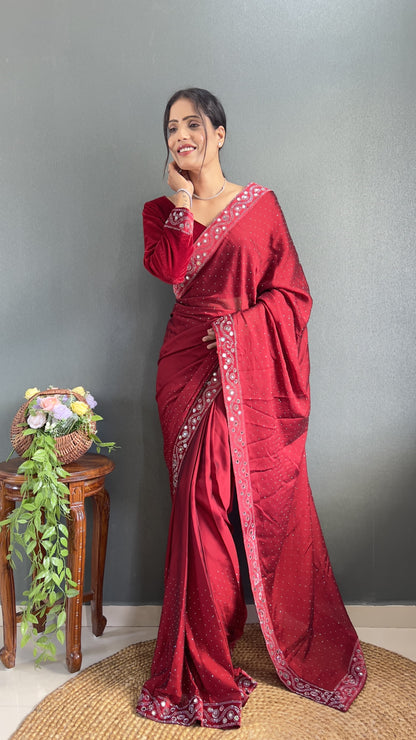 Readymade Saree Velvette