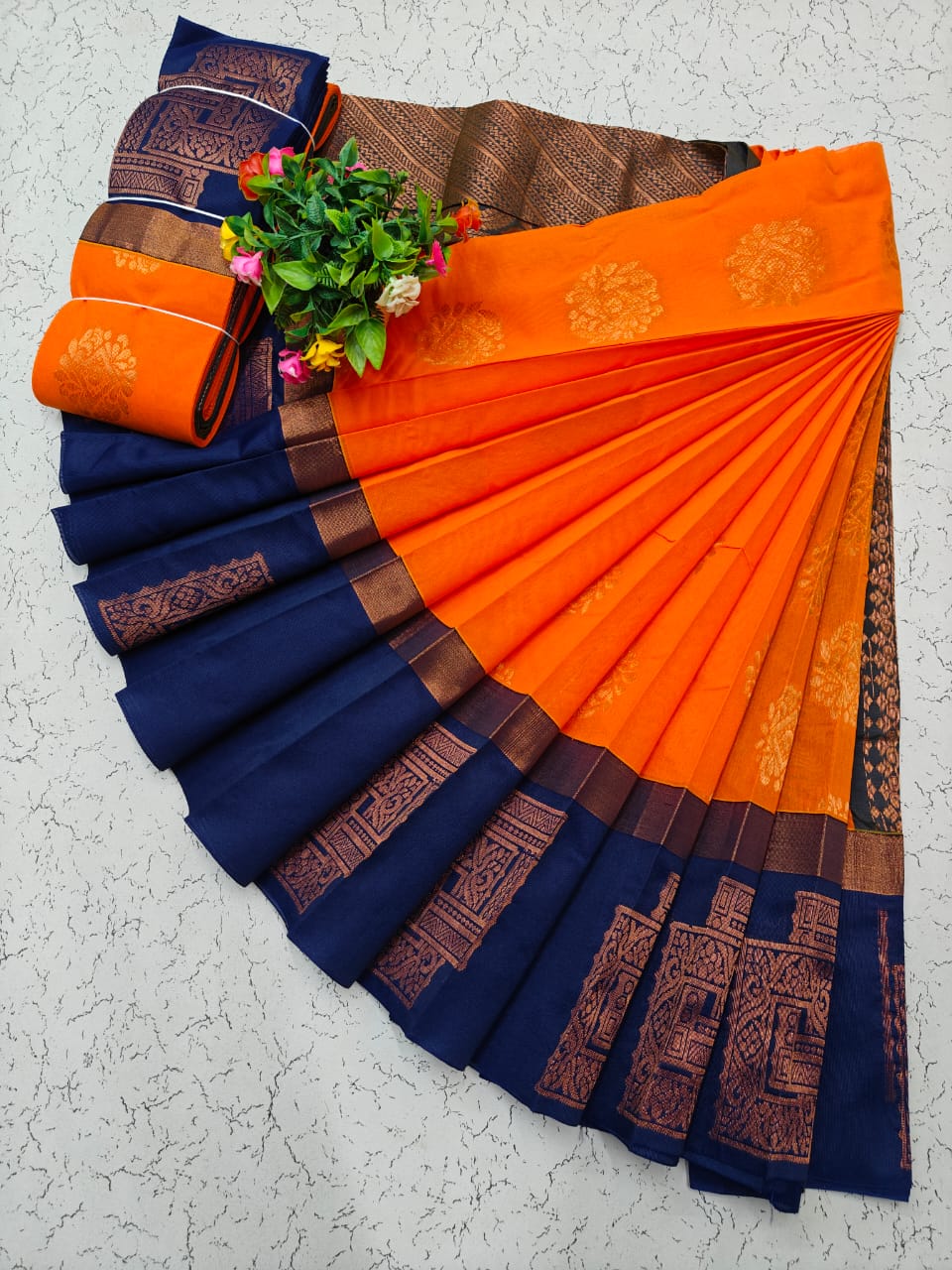 Korvai Silk Cotton Saree