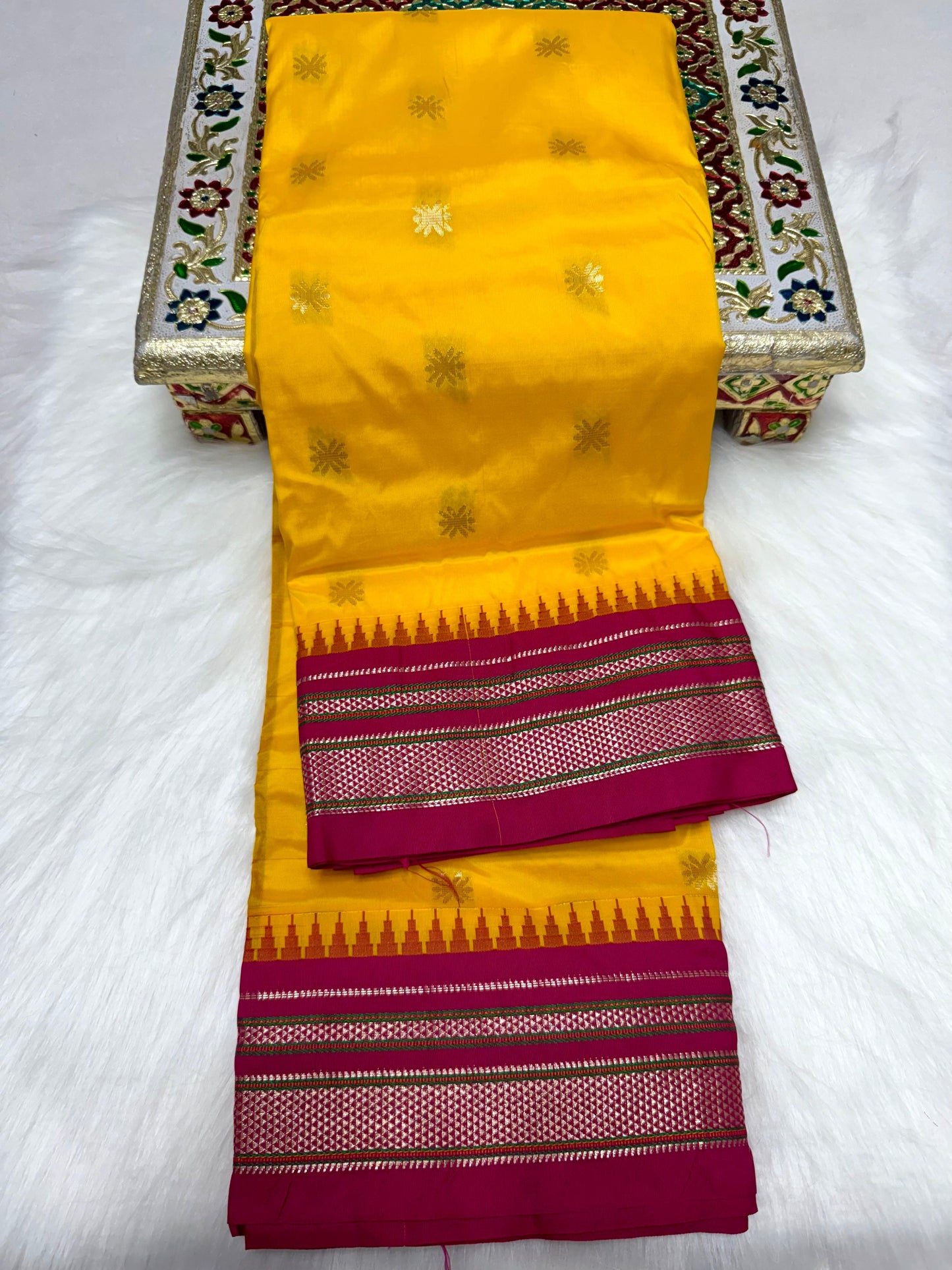 Kadiyal Paithani Silk Sarees