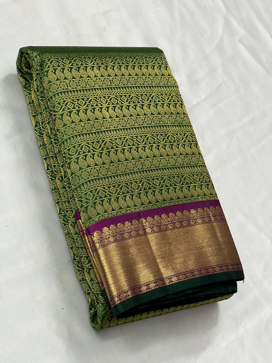 Kanchi Pure Silk Saree 2g Pure Jari