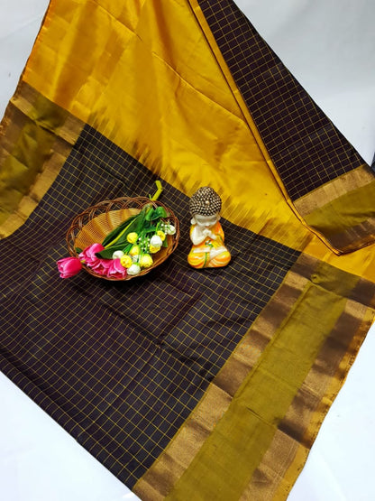 Uppada Mahanati checks sarees