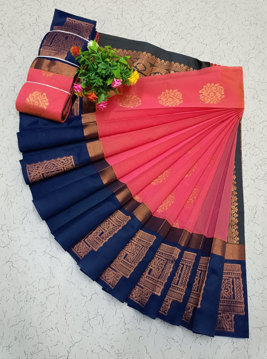 Korvai Silk Cotton Saree