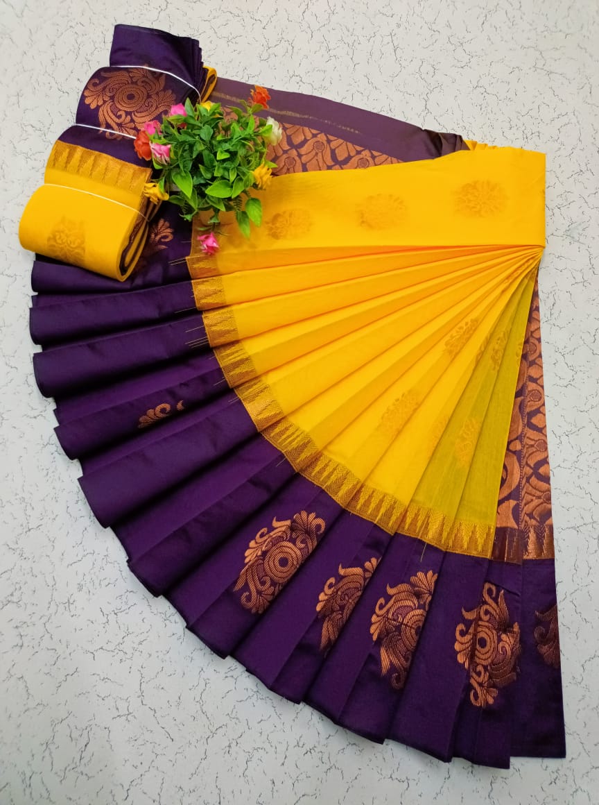 Korvai Silk Cotton Saree