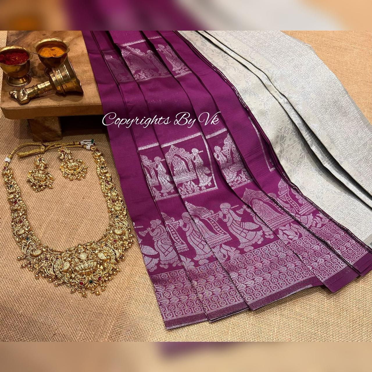 Madhuram Semi Silk Sarees