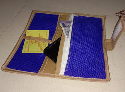 Jute Passport Pouch