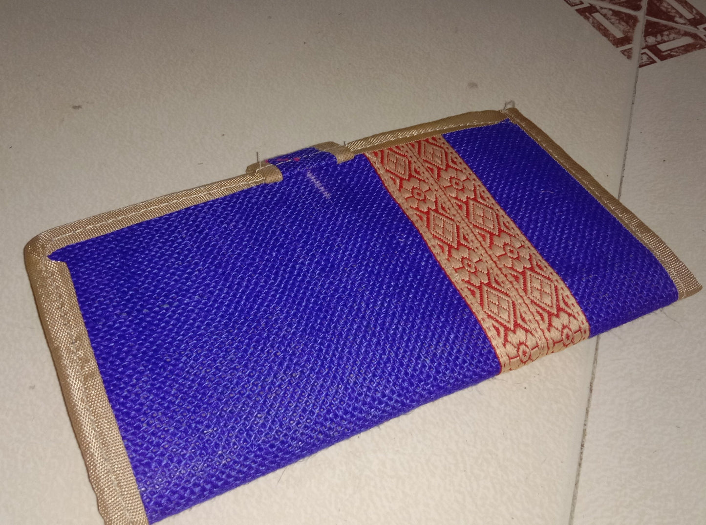 Jute Passport Pouch