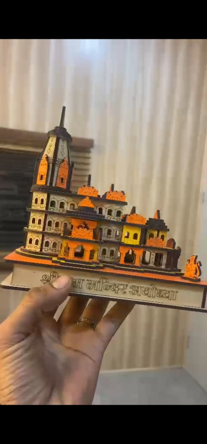 MDF Ram Mandir Model