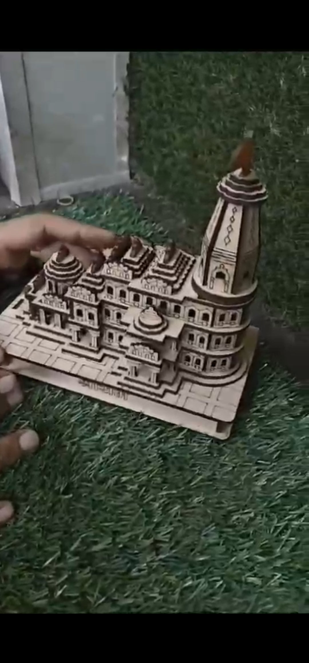 MDF Ram Mandir Model