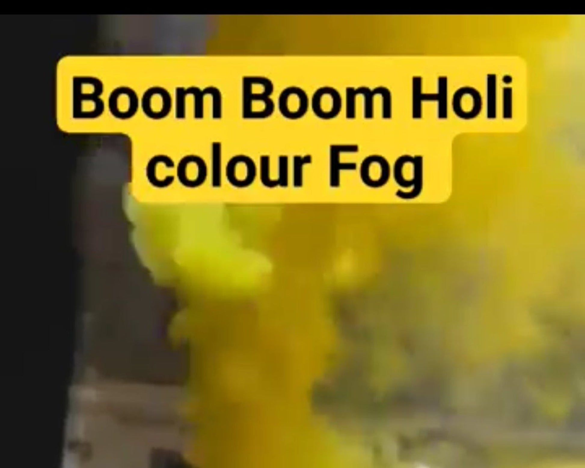 Boom Boom Holi Rainbow Colour Fog  Smoke Bomb