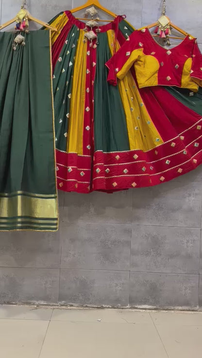 Semi Gaji Silk Readymade Chaniya Choli