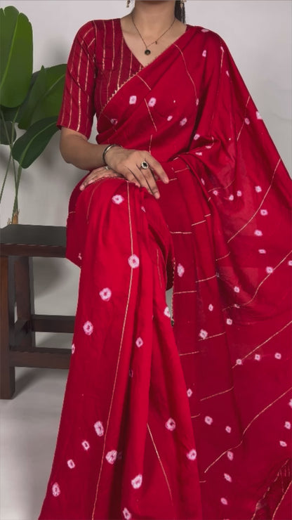 Christmas Special Chanderi Saree