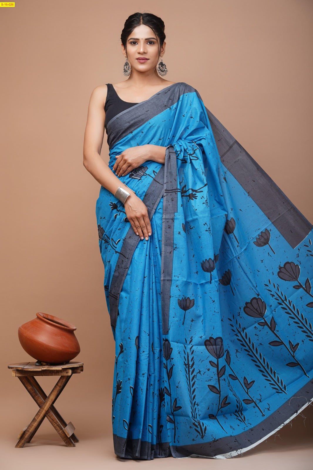 Cotton Mul Mul Sarees with Blouse