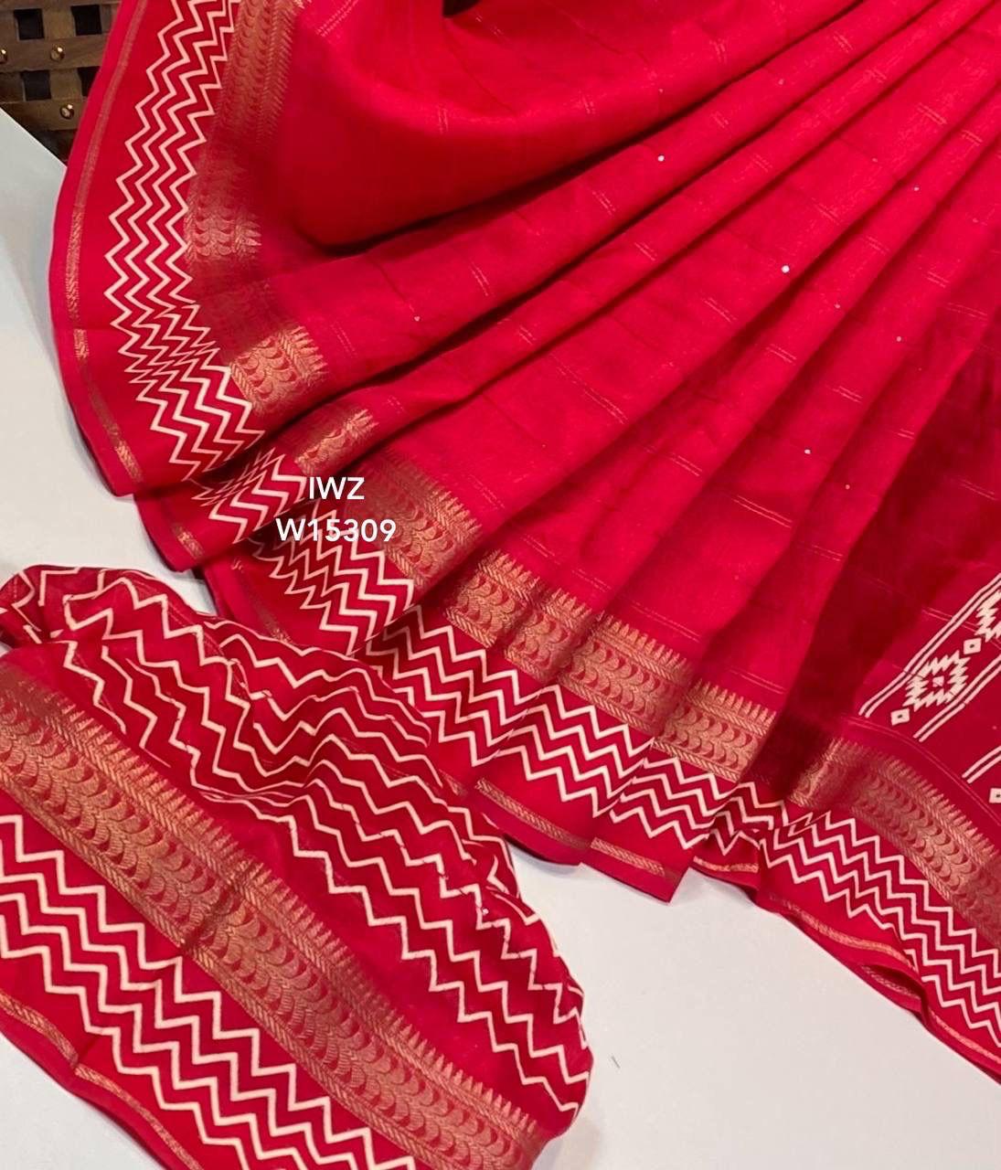 Matka Georgette Saree