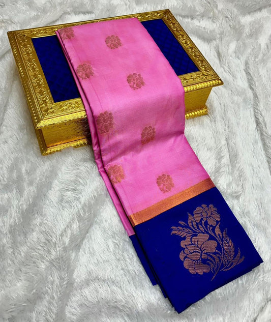 Semi Silk Embossed Sarees