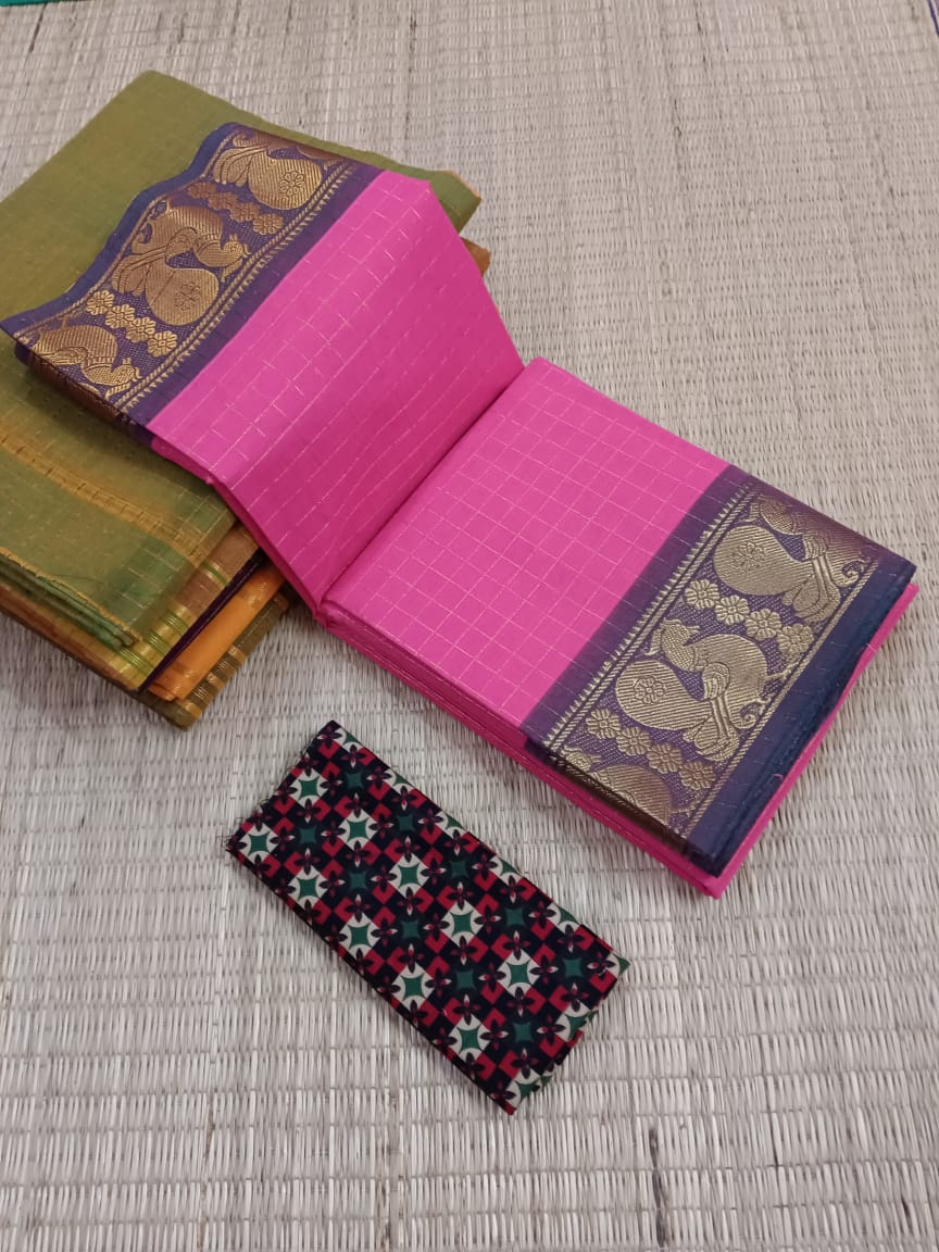 Kanchi Sungudi Cotton Sarees