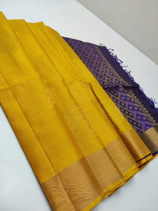 Tissue Border Kanchi Silk Sarees