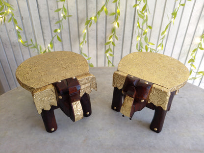 Elephant stools in Pair