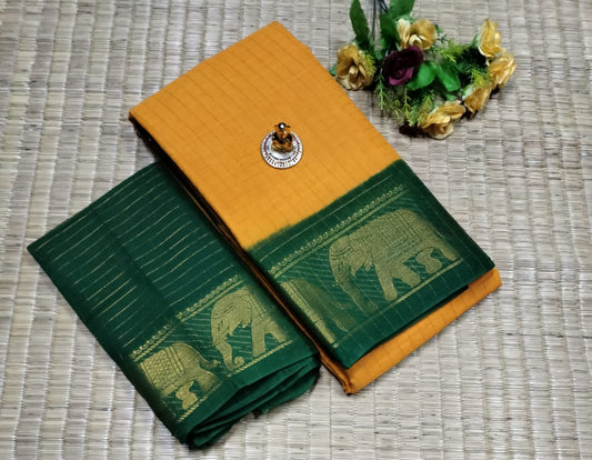 Kanchi Sungudi Cotton Sarees