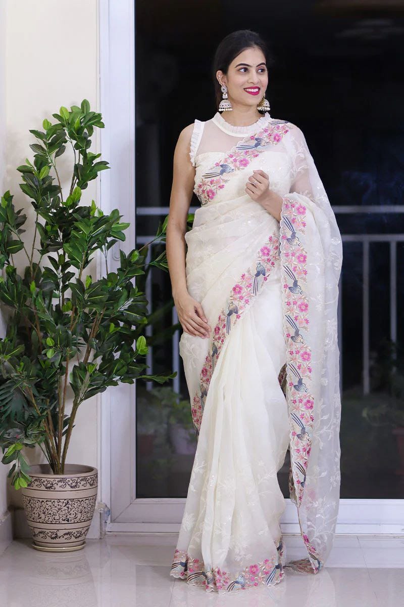 Banarasi Kora Organza