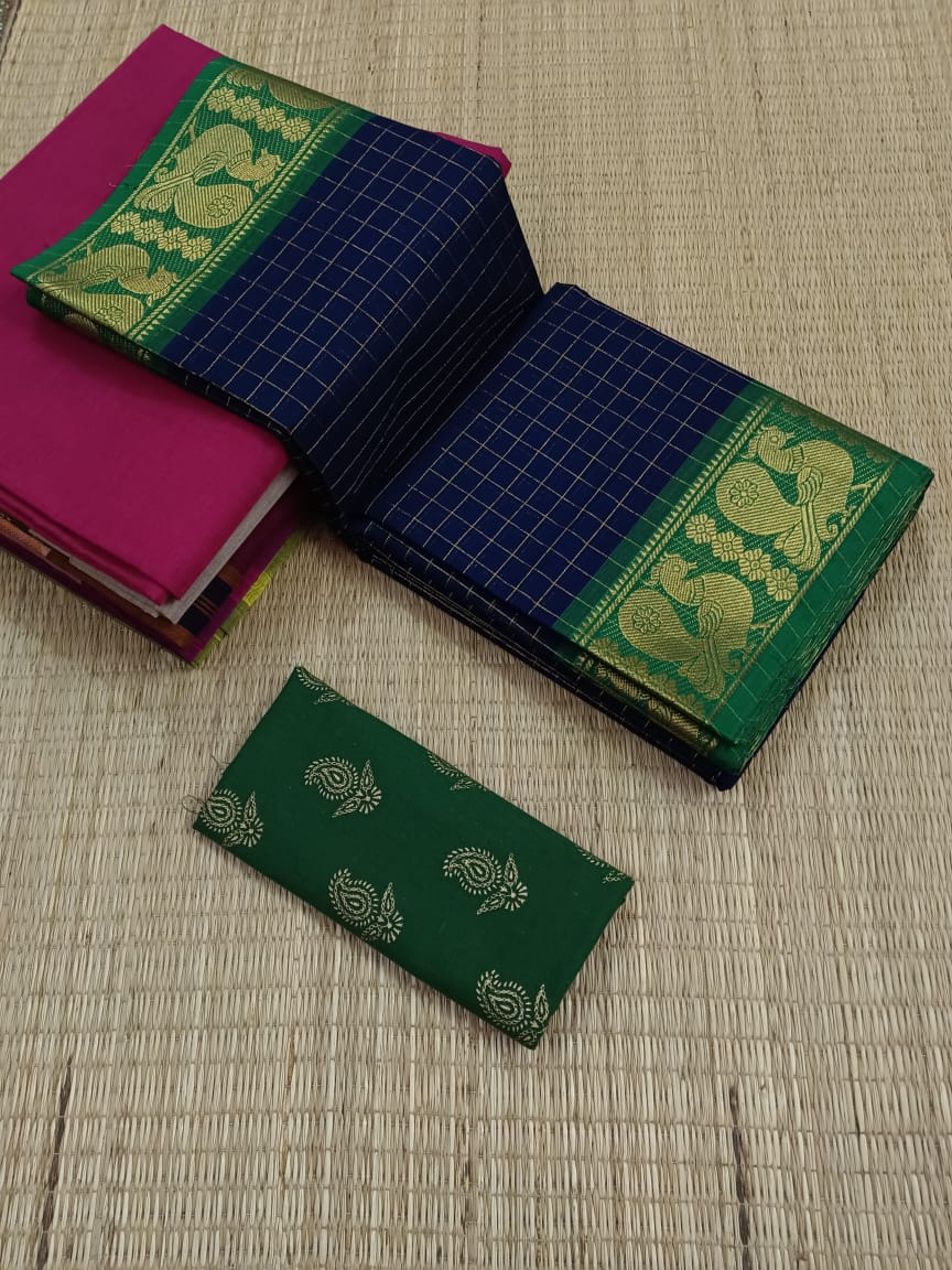 Kanchi Sungudi Cotton Sarees