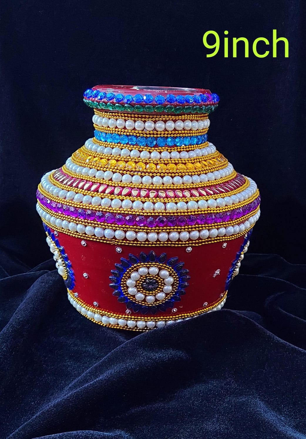 Hand Decorated Kalasam Pot