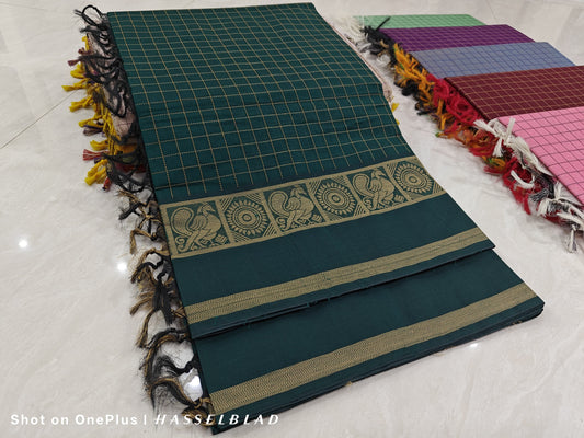 Kanchi Fancy Cotton Sarees