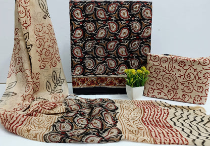 Cotton Bagru Print Dress materials