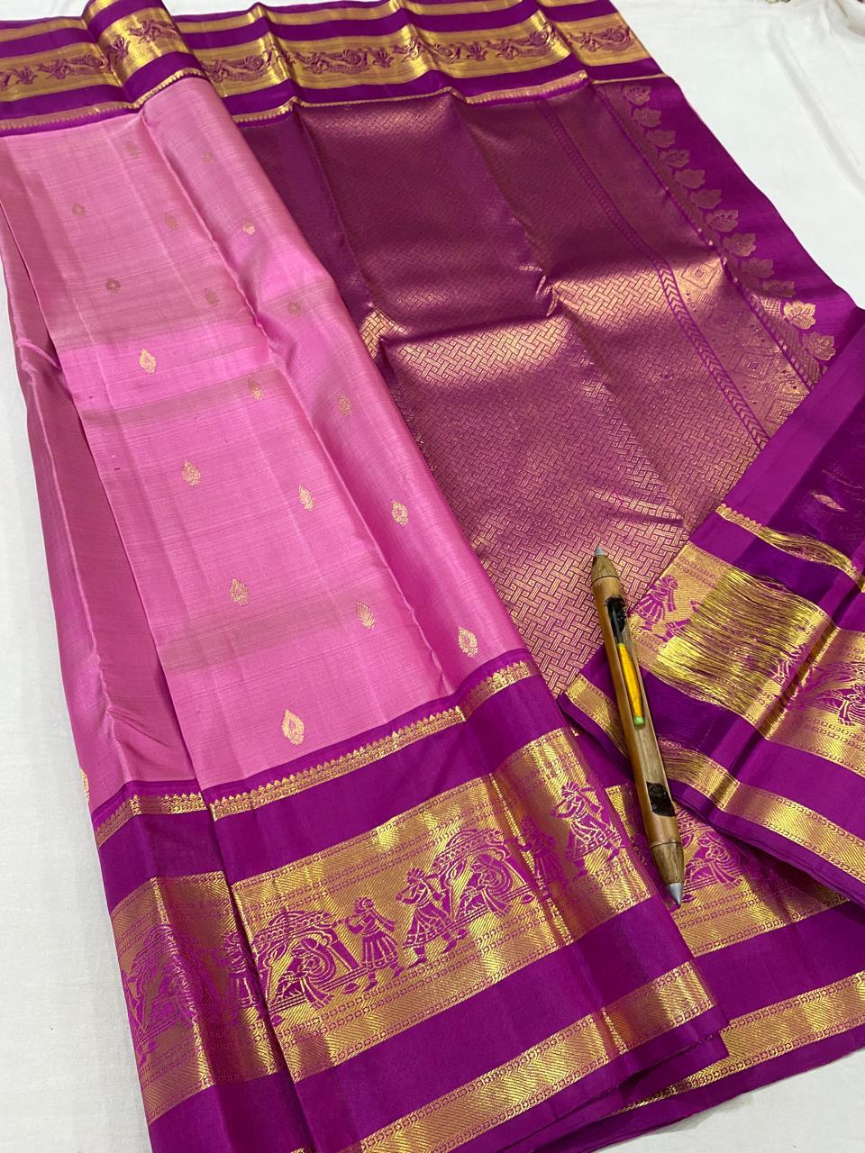 Premium Wedding Collections Kanchi Silk Saree kalyana oorvalam design UFlaunt Apparels Pvt. Ltd