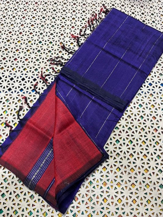 Mangalagiri Pattu Zari Lines Sarees