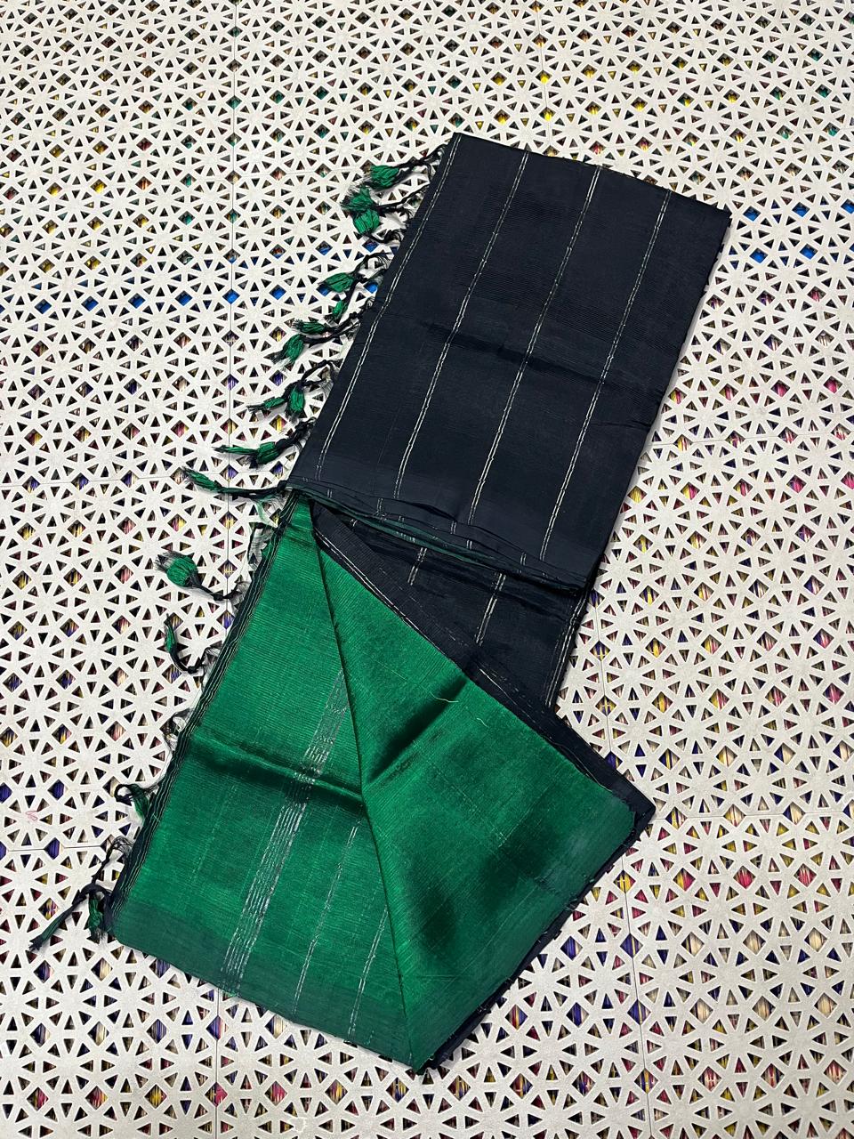 Mangalagiri Pattu Zari Lines Sarees