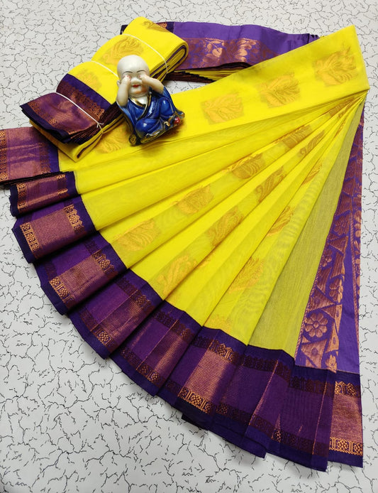 Korvai Silk Cotton Saree