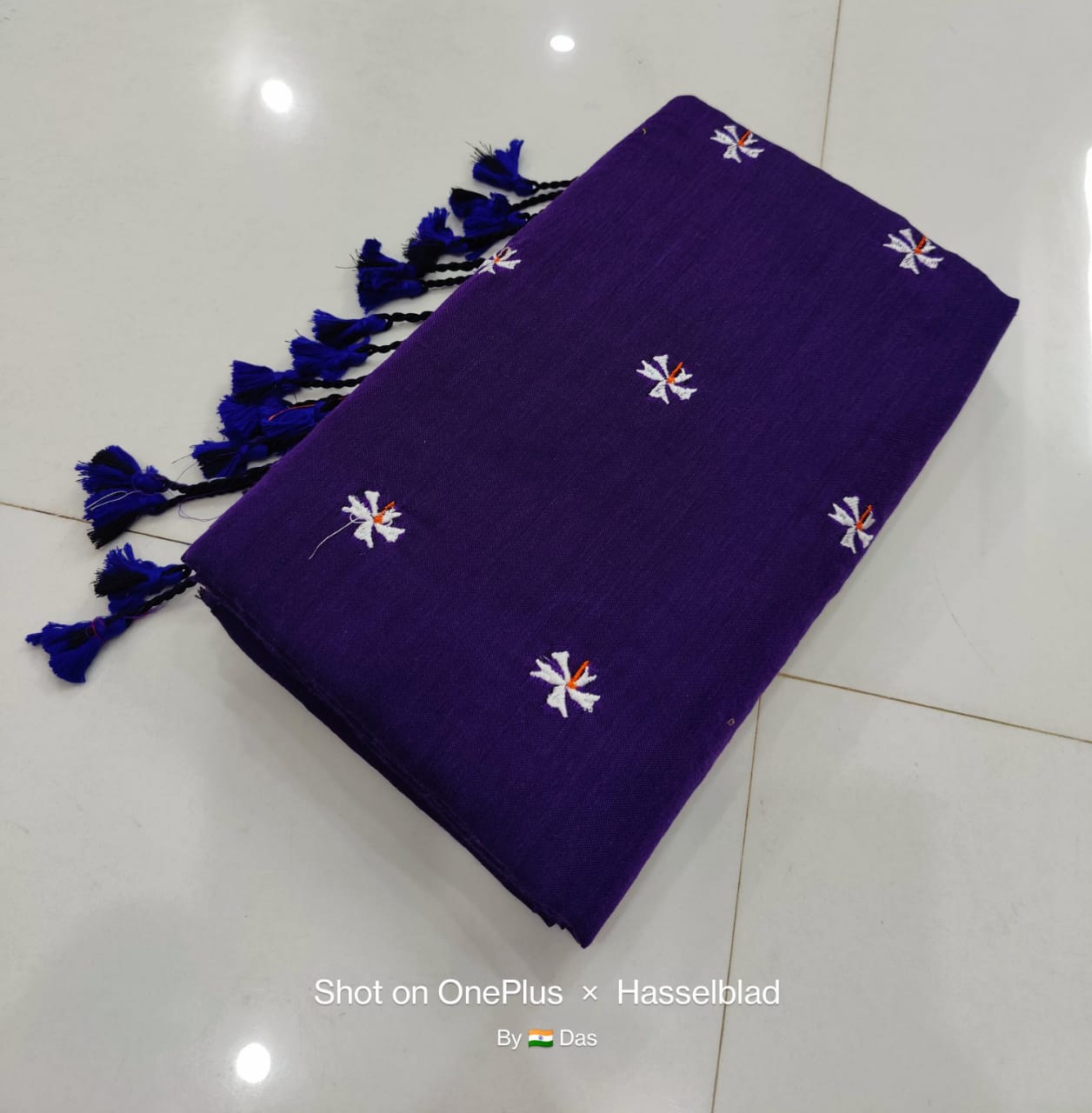 Khadi Cotton Shiuli Sarees