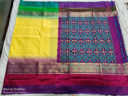 Ikkat silk sarees