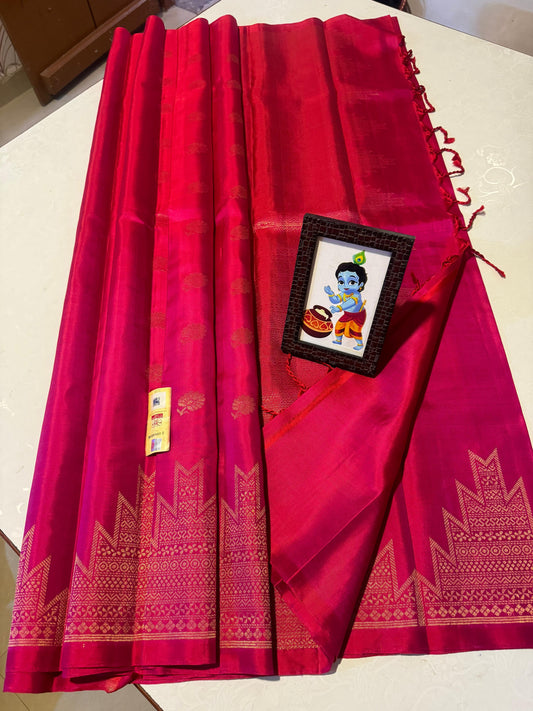 Temple Border Kanchi silk sarees