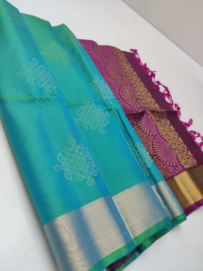 Tissue Border Kanchi Silk Sarees