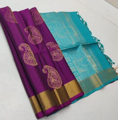 Tissue Border Kanchi Silk Sarees