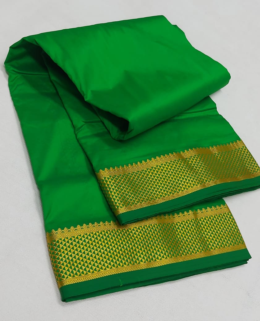 Madisar 9 yards Semi Silk Sarees